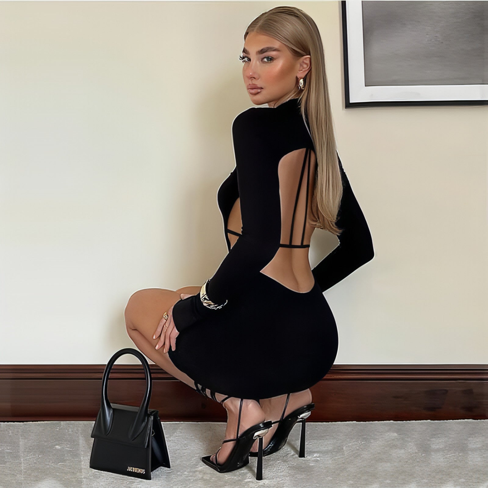 Midriff Sheath Dress